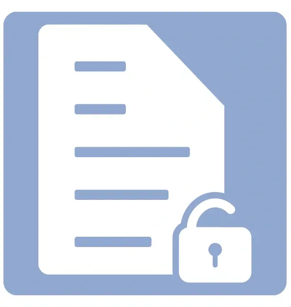 locked document icon